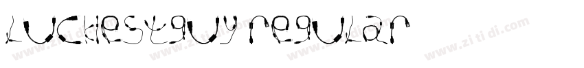LuckiestGuy Regular字体转换